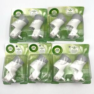Air Wick Plug‎ In Scented Oil Warmers Lot of 8 New Sealed Upwards Outwards